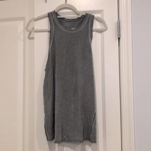 Lululemon gray tank top with open back